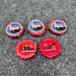 Lot 5 Yankee Candle Wax Tarts Christmas Eve/Celebrate Christmas & Gingerbread